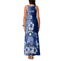 Nauru Independence Personalised Family Matching Tank Maxi Dress and Hawaiian Shirt Naoero Hook Tattoo Special Polynesian Pattern LT9 - Polynesian Pride
