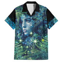New Zealand Matariki Tupuanuku Family Matching Off Shoulder Maxi Dress and Hawaiian Shirt Te W o te Hauhake LT9 Dad's Shirt - Short Sleeve Art - Polynesian Pride