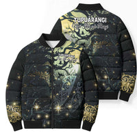 New Zealand Matariki Tupuarangi Bomber Puffer Jacket Ng Kai o te Rangi - Polynesian Pride