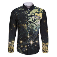 New Zealand Matariki Tupuarangi Family Matching Puletasi and Hawaiian Shirt Ng Kai o te Rangi LT9 Dad's Shirt - Long Sleeve Art - Polynesian Pride