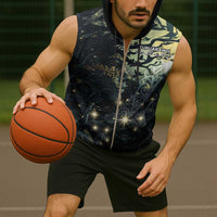 New Zealand Matariki Tupuarangi Sleeveless Zip Hoodie Ng Kai o te Rangi LT9 - Polynesian Pride