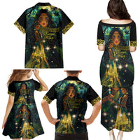 New Zealand Matariki Family Matching Puletasi and Hawaiian Shirt Rongo Mori Wellbeing and Good Luck LT9 - Polynesian Pride