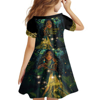 New Zealand Matariki Family Matching Short Sleeve Bodycon Dress and Hawaiian Shirt Rongoā Māori Wellbeing and Good Luck