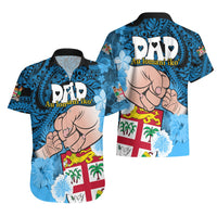 Fathers Day Polynesian Islands Fiji Hawaiian Shirt Dad Au Lomani Iko - Polynesian Flowers Tribal LT9 - Polynesian Pride
