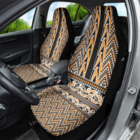 New Zealand Maori Niho Taniwha Car Seat Cover Karaka Mangopare and Puhoro Pattern