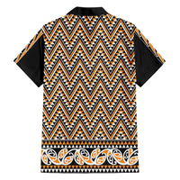 New Zealand Maori Niho Taniwha Family Matching Short Sleeve Bodycon Dress and Hawaiian Shirt Karaka Mangopare and Puhoro Pattern LT9 - Polynesian Pride