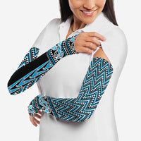 New Zealand Maori Niho Taniwha Arm Sleeves Kikorangi Mangopare and Puhoro Pattern - Polynesian Pride