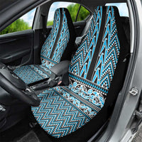 New Zealand Maori Niho Taniwha Car Seat Cover Kikorangi Mangopare and Puhoro Pattern