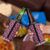 New Zealand Maori Niho Taniwha 4 in 1 Can Cooler Tumbler Mawhero Mangopare and Puhoro Pattern