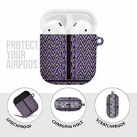 New Zealand Maori Niho Taniwha AirPods Case Waiporopo Mangopare and Puhoro Pattern - Polynesian Pride