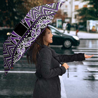 New Zealand Maori Niho Taniwha Umbrella Waiporopo Mangopare and Puhoro Pattern - Polynesian Pride