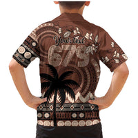 Personalised Bula Fiji 679 Family Matching Mermaid Dress and Hawaiian Shirt Fijian Tagimoucia Masi Tapa Art LT9 - Polynesian Pride