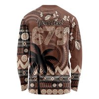 Personalised Bula Fiji 679 Long Sleeve Shirt Fijian Tagimoucia Masi Tapa Art