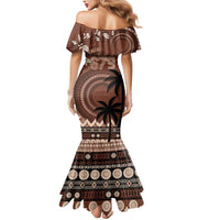 Personalised Bula Fiji 679 Mermaid Dress Fijian Tagimoucia Masi Tapa Art LT9 - Polynesian Pride