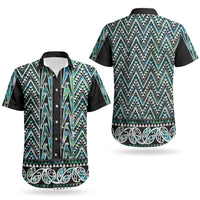 New Zealand Maori Niho Taniwha Couples Matching Mermaid Dress and Hawaiian Shirt Papua Shell - Mangopare Puhoro Pattern LT9 - Polynesian Pride