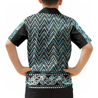 New Zealand Maori Niho Taniwha Hawaiian Shirt Papua Shell - Mangopare Puhoro Pattern LT9 - Polynesian Pride
