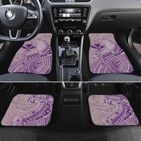 Hawaii Monk Seal and Map Car Mats Polynesian Kanaka Maoli Violet Vibe