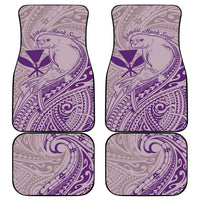 Hawaii Monk Seal and Map Car Mats Polynesian Kanaka Maoli Violet Vibe