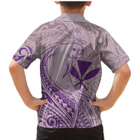 Hawaii Monk Seal and Map Family Matching Mermaid Dress and Hawaiian Shirt Polynesian Kanaka Maoli Violet Vibe