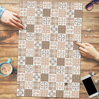 Hawaiian Palaka Quilt Pattern Puzzle Hawaii Culture Bird of Paradise Exotic Motif - Polynesian Pride