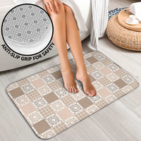 Hawaiian Palaka Quilt Pattern Bathroom Set Hawaii Culture Honu Turtle - Polynesian Pride