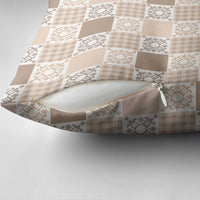 Hawaiian Palaka Quilt Pattern Pillow Cover Hawaii Culture Honu Turtle - Polynesian Pride