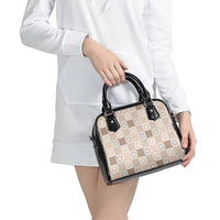 Hawaiian Palaka Quilt Pattern Shoulder Handbag Hawaii Culture Honu Turtle - Polynesian Pride