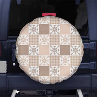 Hawaiian Palaka Quilt Pattern Spare Tire Cover Hawaii Culture Pineapple - Polynesian Pride
