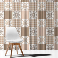 Hawaiian Palaka Quilt Pattern Window Curtain Hawaii Culture Pineapple - Polynesian Pride