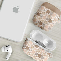 Hawaiian Palaka Quilt Pattern AirPods Case Hawaii Culture Tropical Flowers Mix LT9 - Polynesian Pride