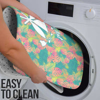 Seamless Hawaiian Quilt Pattern Bathroom Set Hawaii Culture Palm Leaf Tropical - Polynesian Pride