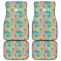 Seamless Hawaiian Quilt Pattern Car Mats Hawaii Culture Palm Leaf Tropical - Polynesian Pride