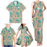 Personalised Seamless Hawaiian Quilt Pattern Family Matching Tank Maxi Dress and Hawaiian Shirt Hawaii Culture Palm Leaf Tropical LT9 - Polynesian Pride
