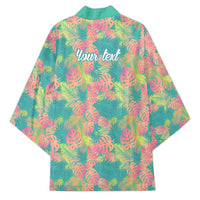 Seamless Hawaiian Quilt Pattern Kimono Hawaii Culture Palm Leaf Tropical - Polynesian Pride