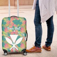 Seamless Hawaiian Quilt Pattern Luggage Cover Hawaii Culture Palm Leaf Tropical - Polynesian Pride
