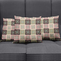 Seamless Pattern Pikake Lei Pillow Cover Floral Squares Pikake - Polynesian Pride