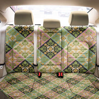 Seamless Pattern Puakenikeni and Kalo Back Car Seat Cover - Polynesian Pride