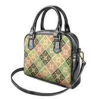 Seamless Pattern Puakenikeni and Kalo Shoulder Handbag - Polynesian Pride
