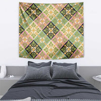 Seamless Pattern Puakenikeni and Kalo Tapestry - Polynesian Pride
