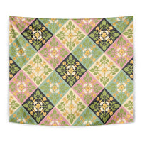 Seamless Pattern Puakenikeni and Kalo Tapestry - Polynesian Pride