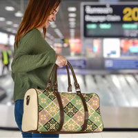 Seamless Pattern Puakenikeni and Kalo Travel Bag - Polynesian Pride