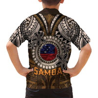Samoa Warrior Kid Hawaiian Shirt The Mighty Samoan Warrior Spirit