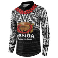 Samoan Tanoa Kava Bowl Ula Fala Button Sweatshirt Polynesian Tribal Vibe LT9 - Polynesian Pride