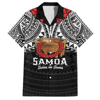 Samoan Tanoa Kava Bowl Ula Fala Family Matching Off The Shoulder Long Sleeve Dress and Hawaiian Shirt Polynesian Tribal Vibe