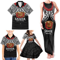 Samoan Tanoa Kava Bowl Ula Fala Family Matching Tank Maxi Dress and Hawaiian Shirt Polynesian Tribal Vibe LT9 - Polynesian Pride
