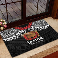 Samoan Tanoa Kava Bowl Ula Fala Rubber Doormat Polynesian Tribal Vibe