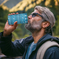Fiji Marau na Kerisimasi 4 in 1 Can Cooler Tumbler Aqua Tagimoucia Tapa Masi Tribal - Polynesian Pride