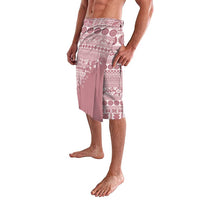 Fiji Marau na Kerisimasi Lavalava Dusty Rose Tagimoucia Tapa Masi Tribal - Polynesian Pride