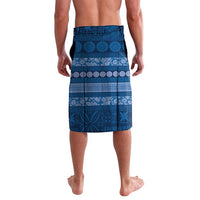 Fiji Marau na Kerisimasi Lavalava Blue Tapa Masi Inspired Christmas - Polynesian Pride