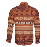 Fiji Marau na Kerisimasi Family Matching Puletasi and Hawaiian Shirt Gold Tapa Masi Inspired Christmas LT9 - Polynesian Pride